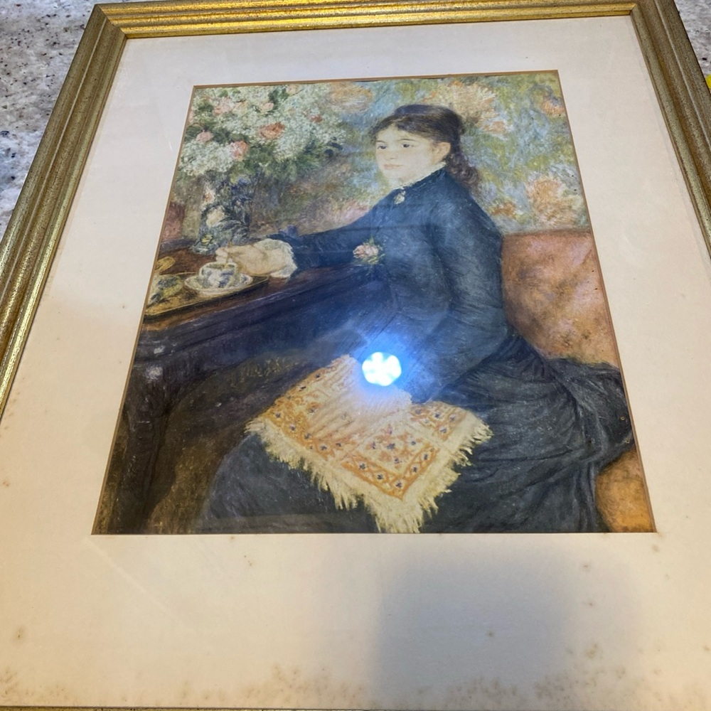 Vintage “ A Cup Of Chocolate “ By Pierre - Auguste 1878 Framed Print